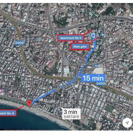 Daire Orang- Banana Garden Alanya